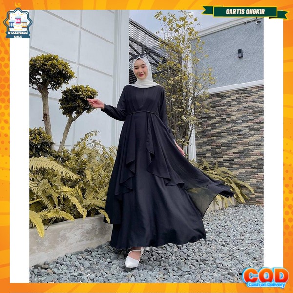 Gamis Muslim Import Bsju Gms Terbaru 2023 Gmis Elegan Mew Gamis Maxi Fashionable Baju Gamis Wanita K
