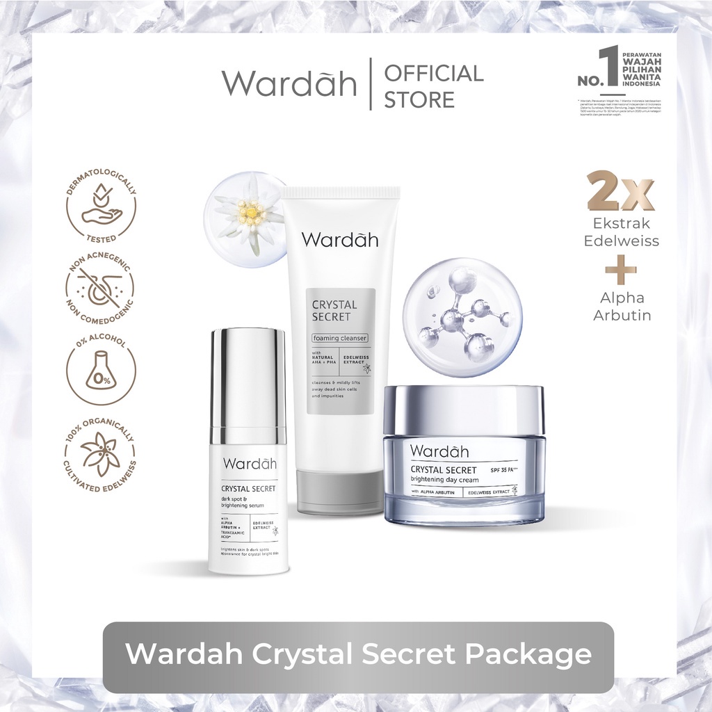 MFI - WARDAH Crystal Secret Series | Original Produk By Wardah Cosmetic