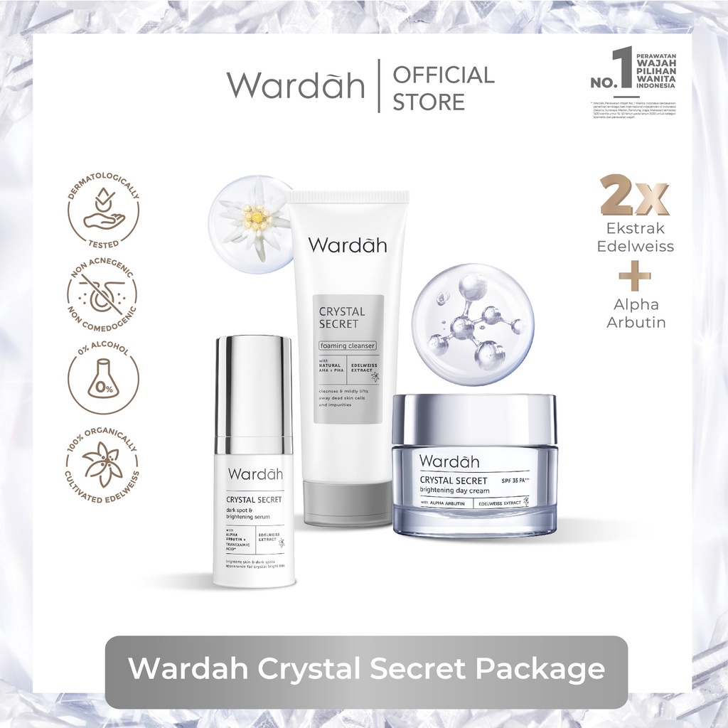MFI - WARDAH Crystal Secret Series | Original Produk By Wardah Cosmetic