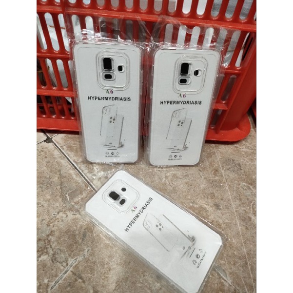 Softcase Samsung A6 2018 Silikon Casing Case Bening Pelindung Camera