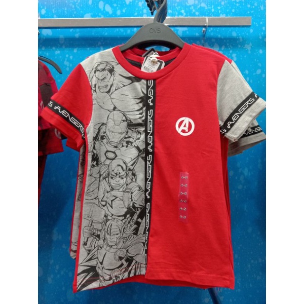 BAJU KAOS ANAK AVENGERS BRAND MARVEL ORIGINAL