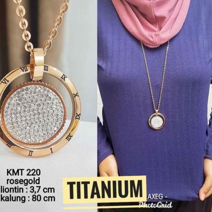 ✨12.12✨ Kalung Titanium Panjang/kalung titanium/kalung titanium Wanita Anti Karat /kalung wanita asl