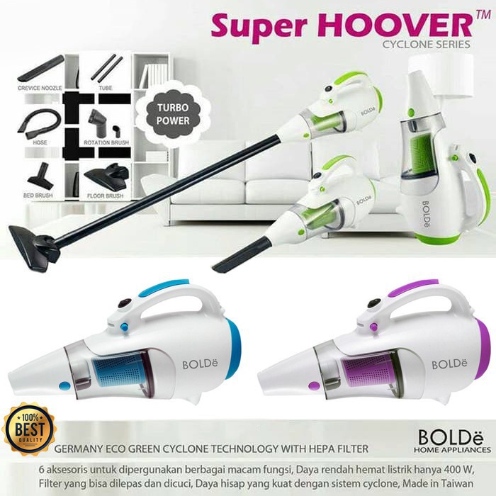 BOLDe Vacuum Cleaner Super Hoover Cyclone Penyedot Debu