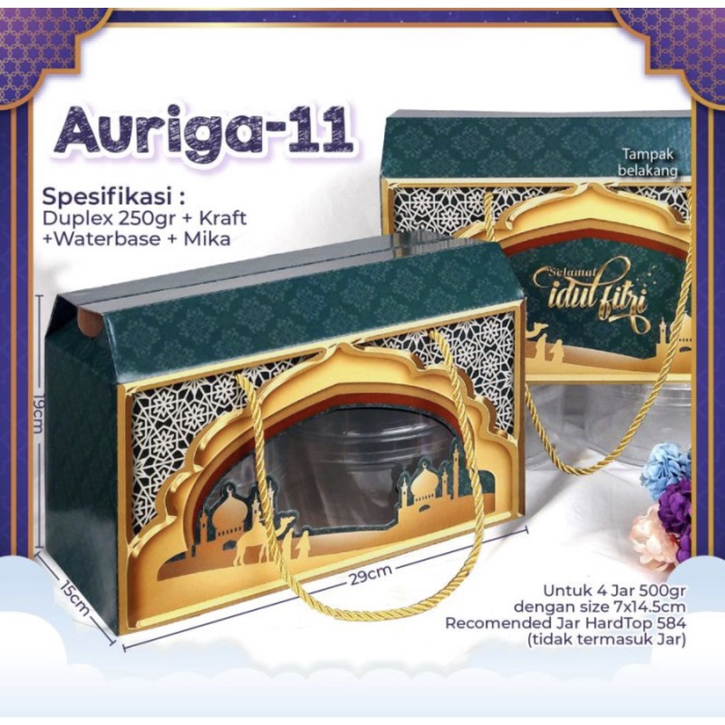 

BOX AURIGA - DUS LEBARAN (1 SET = 4 PCS)