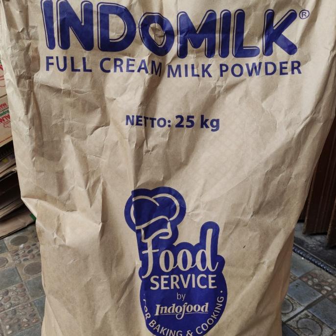 

susu bubuk full cream indomilk repack 250gr