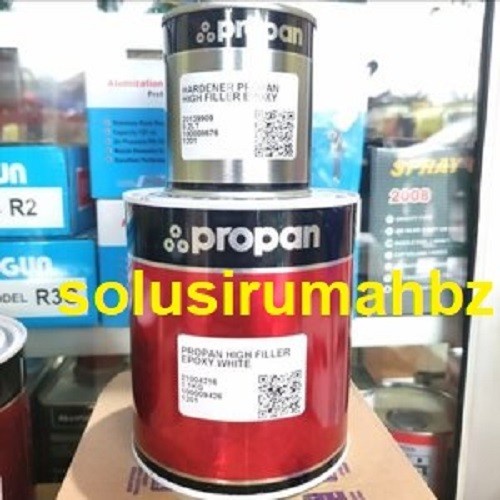 epoxy filler 1kg + hardener 2 komponen random merk nippe 2000 propan