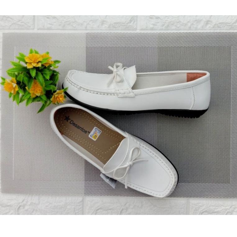 Murah Meriah SEPATU KERJA FLAT PANTOFEL RAMPEL PITA ASLI CANTIK DESANTOS ORINAL 37 - 41 / B20