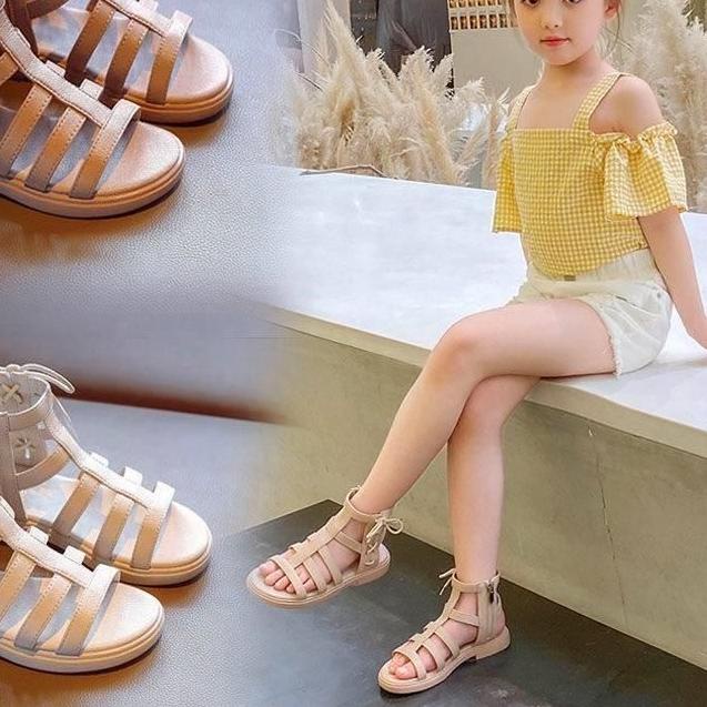 ◊ Svekes Sepatu Sandal Anak Perempuan Tali Pita Geliter K001 ➼