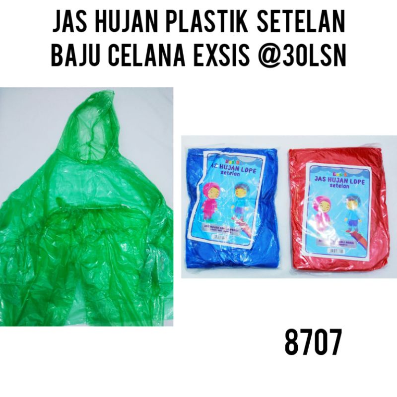 JAS HUJAN PLASTIK EXIS