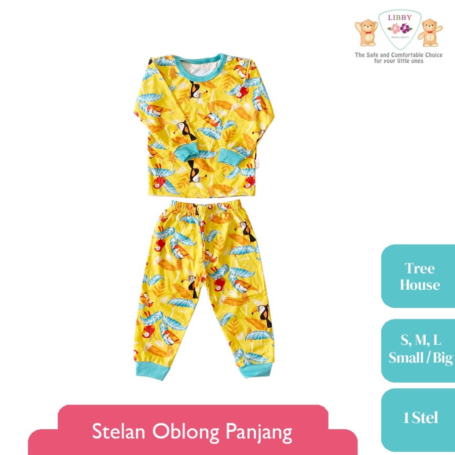 LIBBY Stelan Oblong Panjang + Panjang Motif Tree House