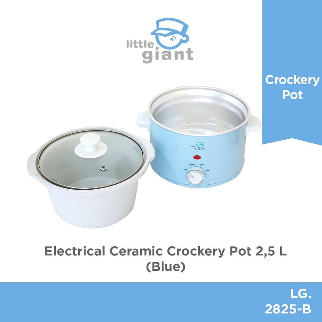 Little Giant LG2825-B Electrical Ceramic Crockery Pot 2,5L