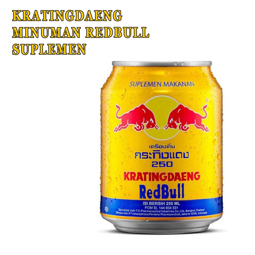 KRATINGDAENG* MINUMAN SUPLEMEN* REDBULL 250ML