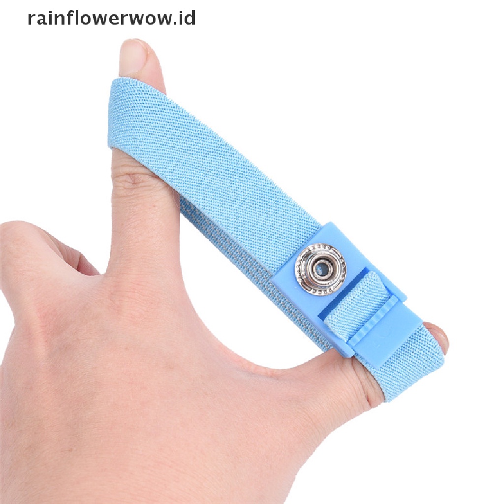 &lt; New &gt; Gelang Tanpa Kabel Anti Statis Electrostatic ESD Discharge Cable Band Wrist Strap.