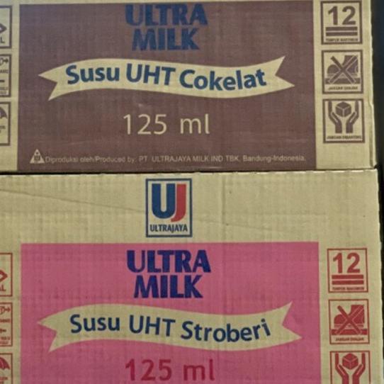

➨ Susu ULTRA MILK 125 ML ALL VARIAN / DUS ✈