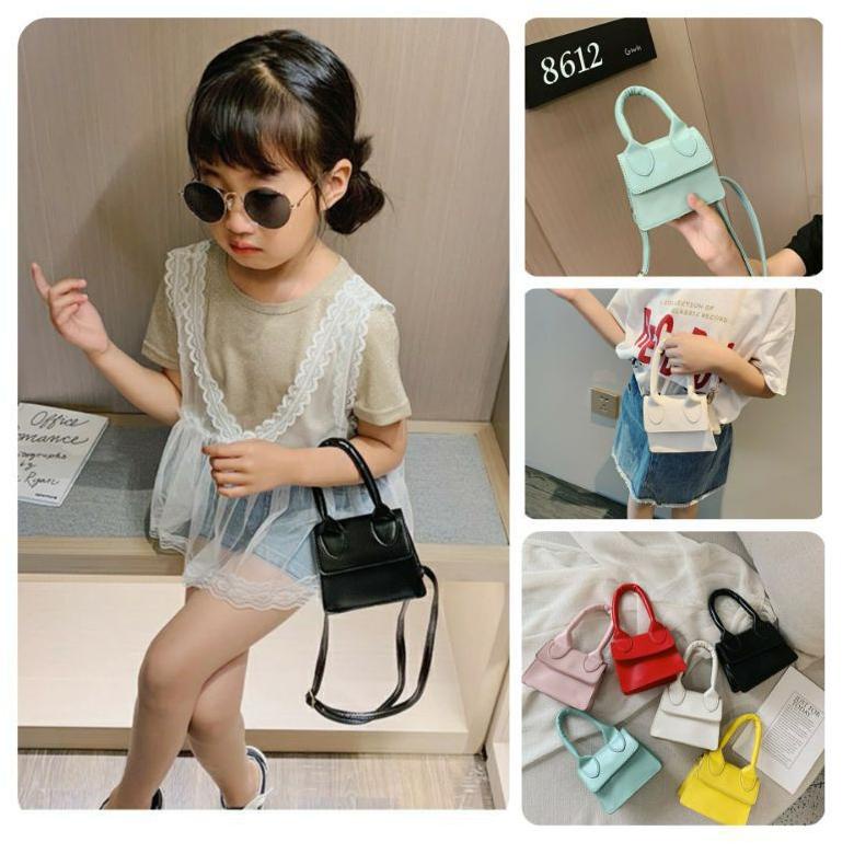 Pasti Murah☊ Tas anak Andin gagang/Tas pesta anak anak/Tas bahu anak 2021 Terbaru Q94