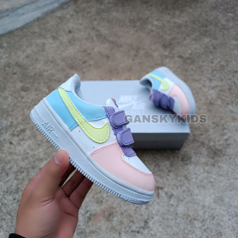 SEPATU ANAK PEREMPUAN NIKE AIR FORCE 1 PREMIUM HIGH QUALITY SEPATU NIKE ANAK SEPATU ANAK CEWE SEPATU ANAK WANITA