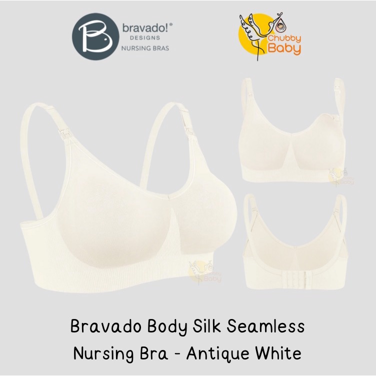 Bravado Body Silk Seamless Nursing Bra - Antique White | Bra Menyusui