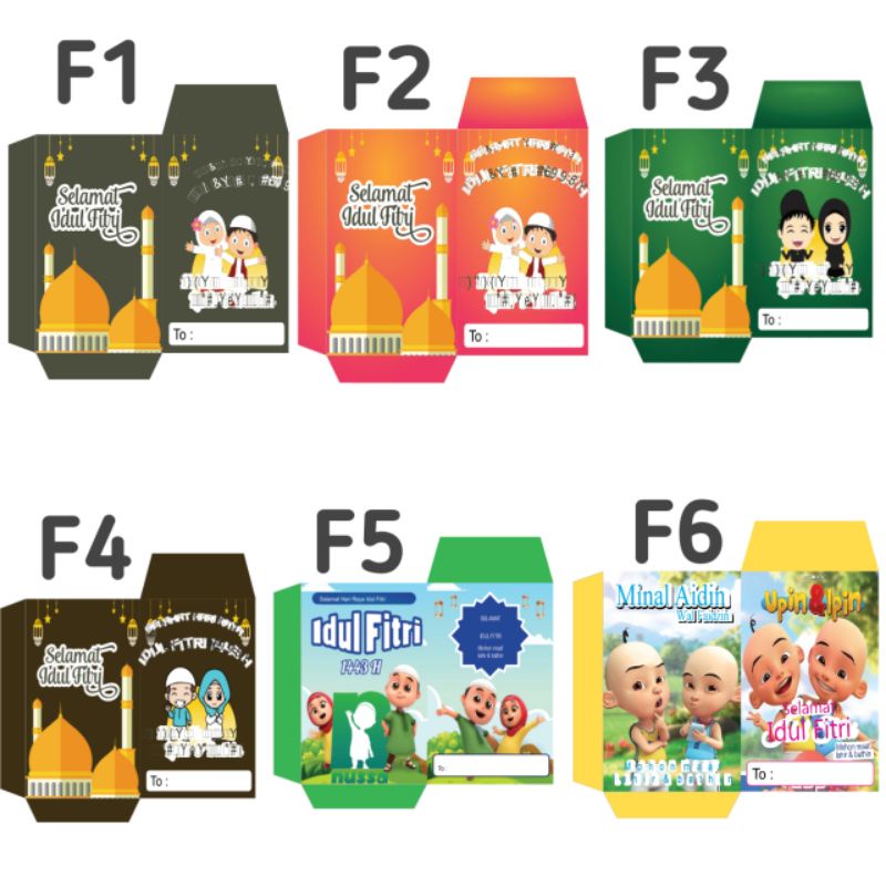 

Amplop Lebaran kartun