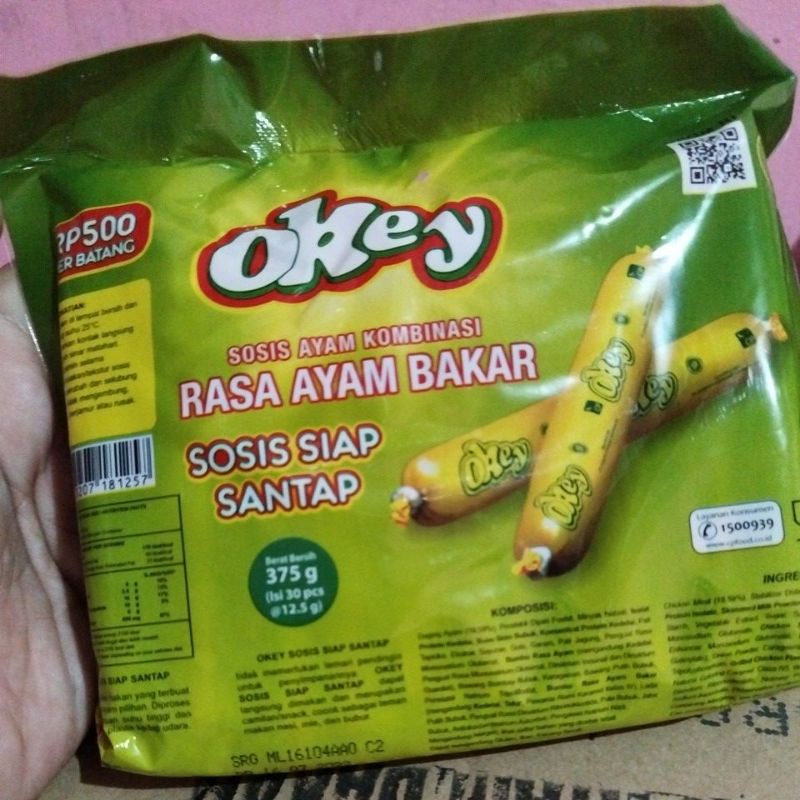 

SOSIS OKEY RASA AYAM BAKAR SIAP MAKAN 30 BATANG SOSIS SEBLAK