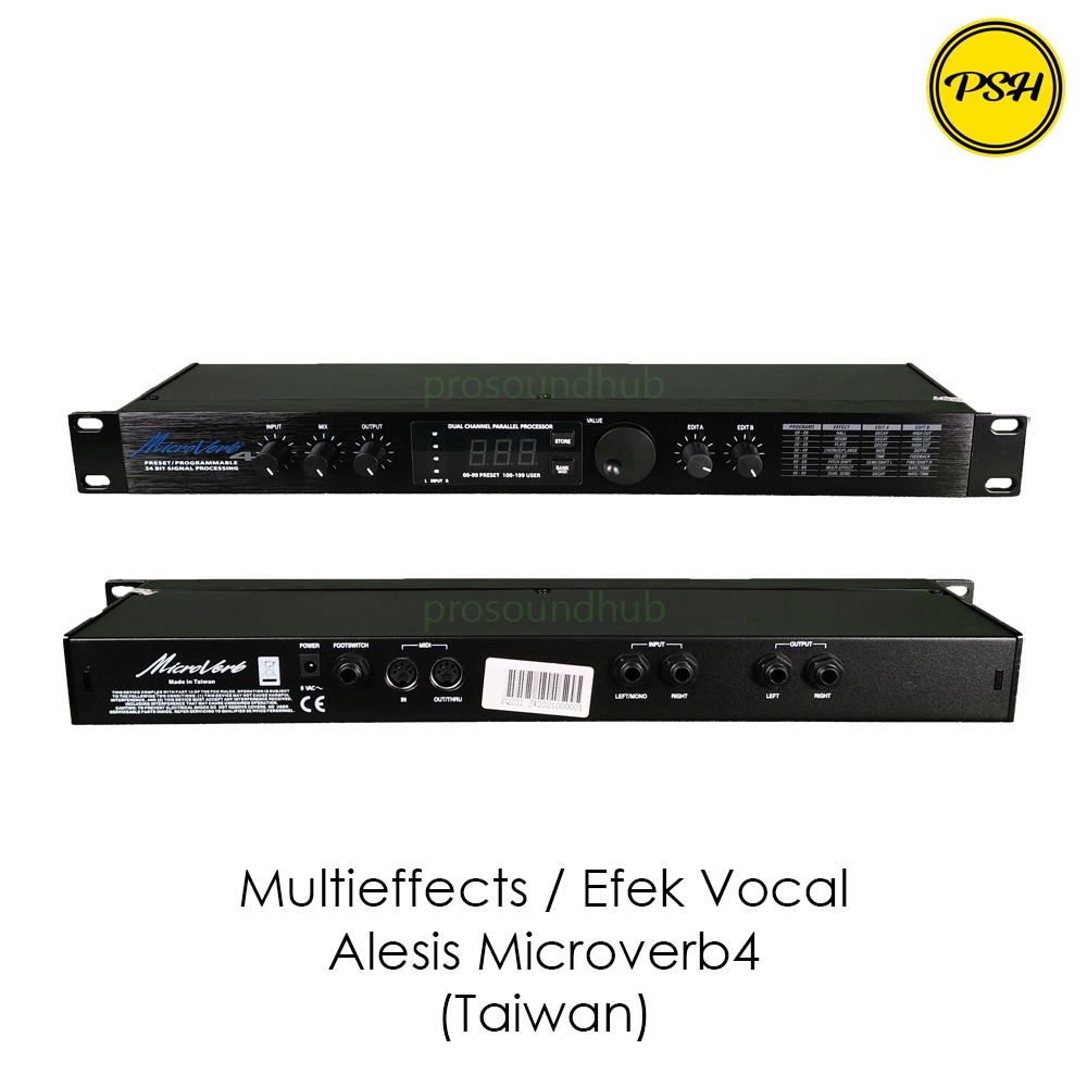 Alesis Microverb4 Microverb 4 Multi Effect Vocal Efek Vokal FX Reverb Delay
