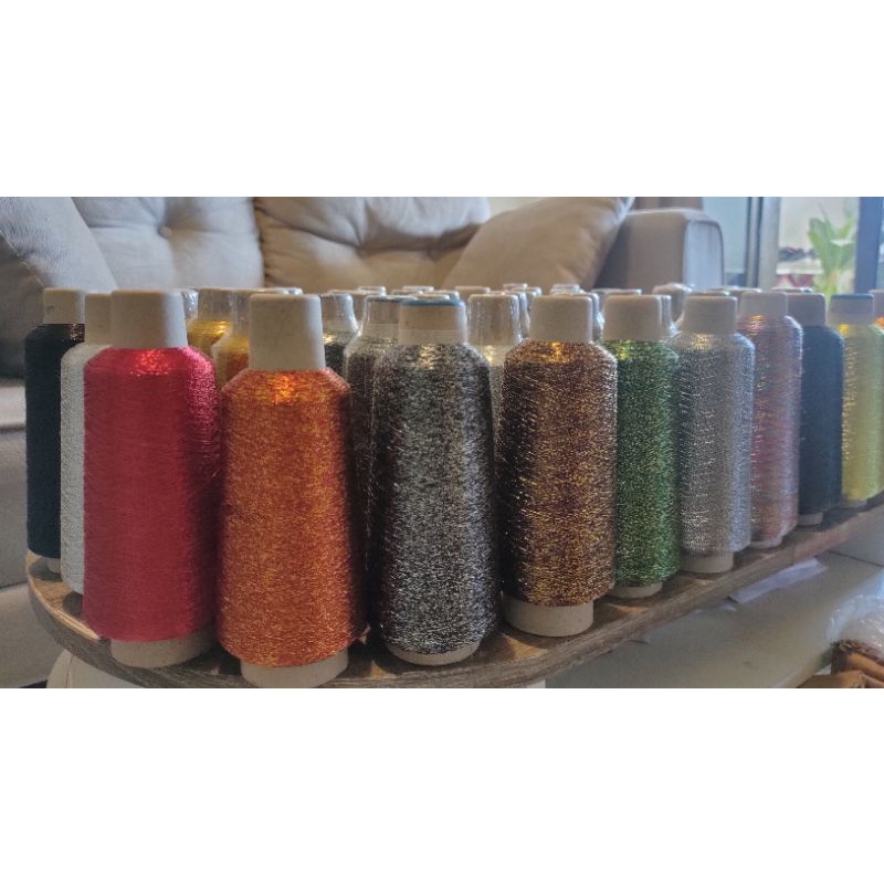 Benang Metalik Size D Premium Wraping Import Roll Besar Asist Hook / Joran / Dll