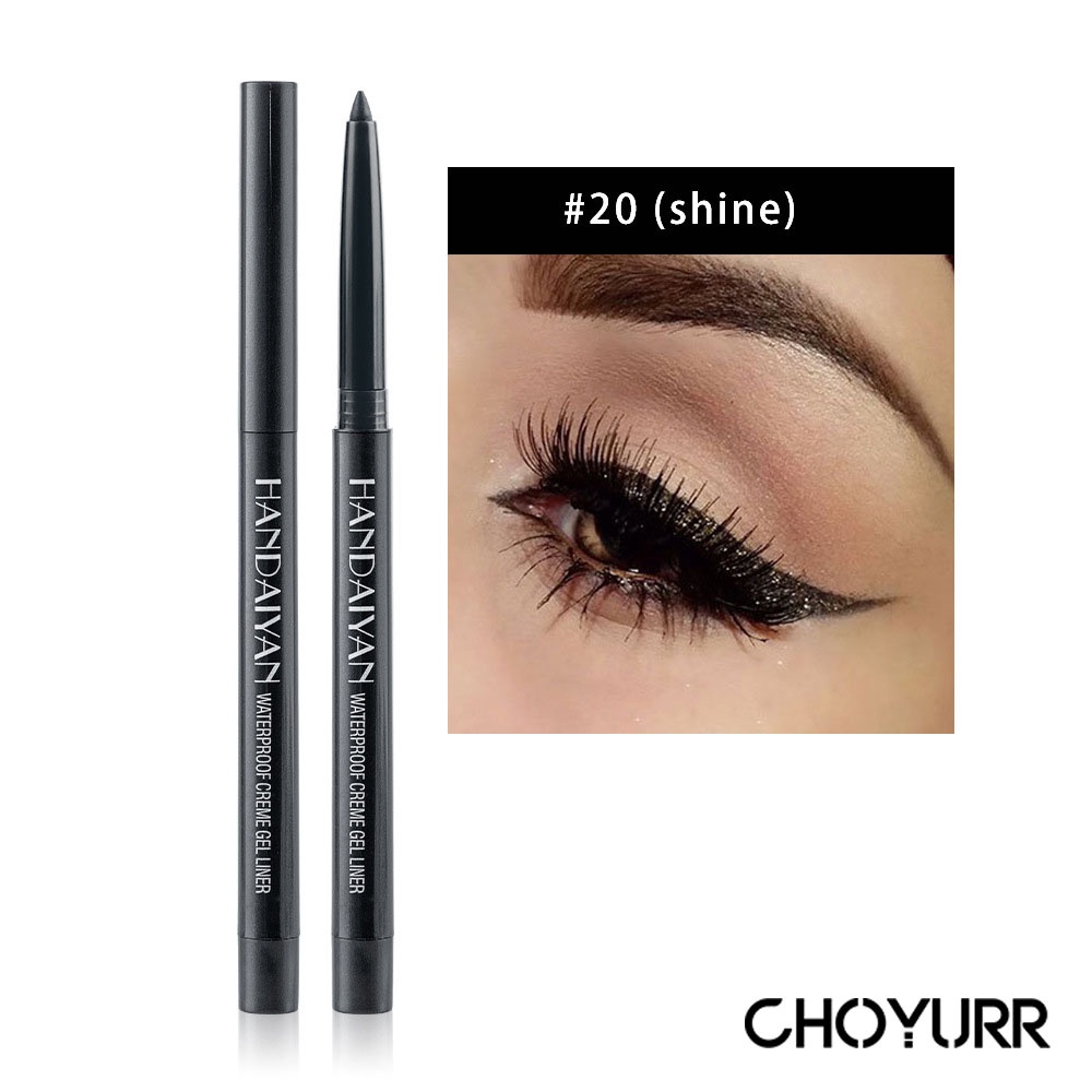 【COD】Eyeliner Pensil Warna Putih&amp;Hitam&amp;Ungu Eyeliner Gel Colorful  Warna Warni Eye Liner Anti Air Dan Smudge Original Import -CH