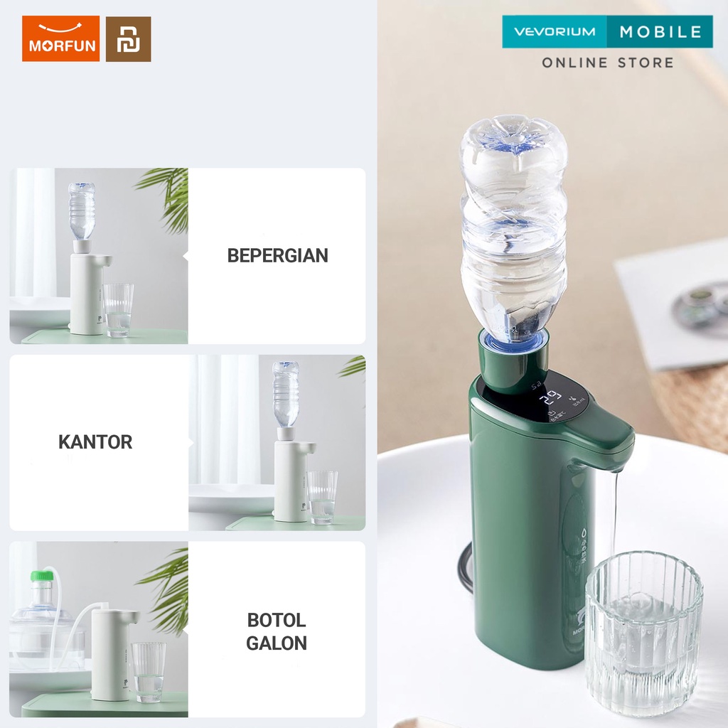 [Xiaomiyoupin] MORFUN Instant Hot Water Dispenser Air Panas Portable Pemanas Mini Susu Teh Kopi Anak Dewasa Bayi Susu Formula Traveling Aesthetic