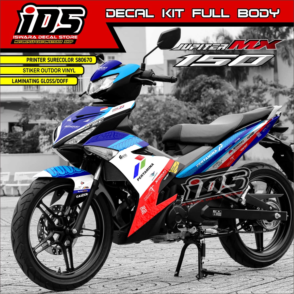 Decal Mx King 150 New Full Body Stiker Mx King New Full Body Dekal Mx King 150 Mandalika