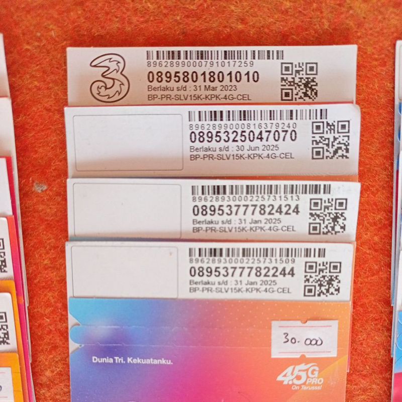 Kartu Perdana Cantik Tri