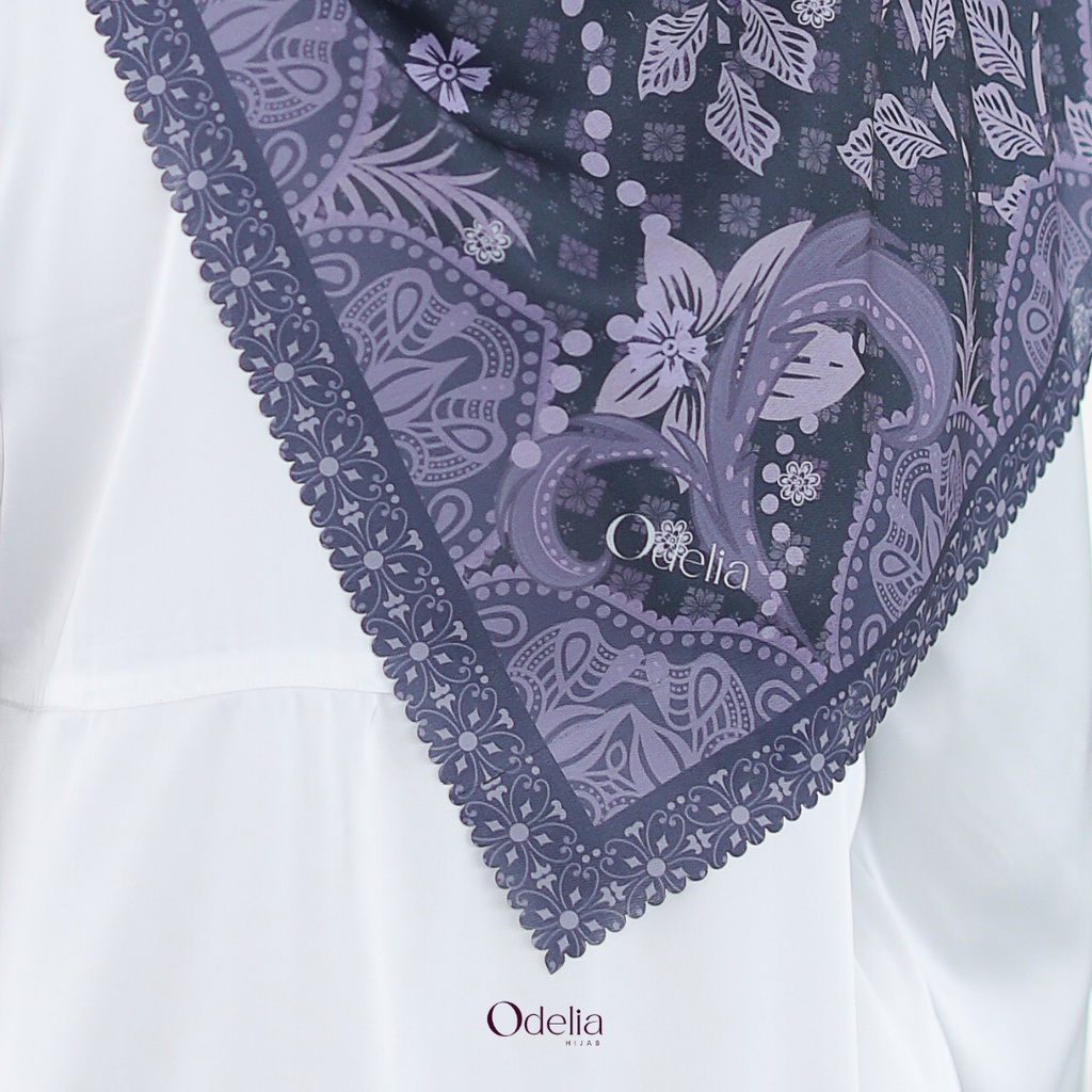 ODELIA HIJAB - VOAL MOTIF SCARF ALL SERIES ( SEGI EMPAT MOTIF)