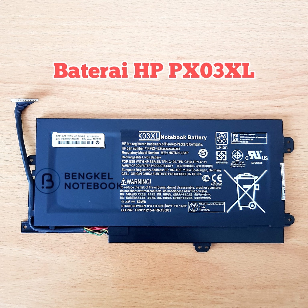 BATERAI HP PX03XL TOUCHSMART HSTNN-LB4P HP TouchSmart M6-K TPN-C109 TPN-110 TPN-C111