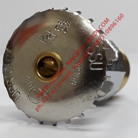 Terlaris Viking Vk100 / Vk1001 79C Yellow, Upright Standard Respon Sprinkler