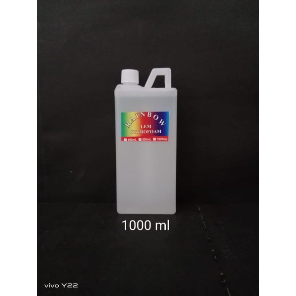 

Lem Styrofoam 1000ml ( 1 liter ) Lem Gabus Rainbow