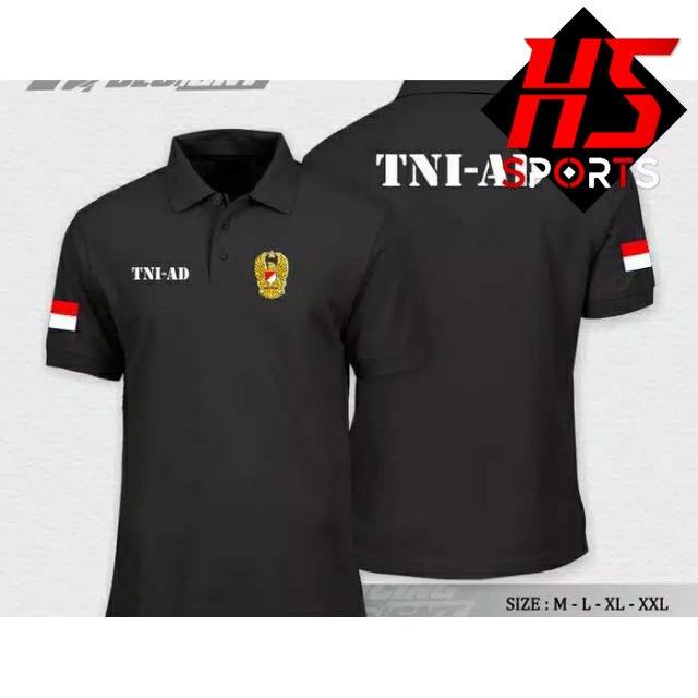 POLOSHIRT / KAOS POLO TNI AD /  BAJU POLO TNI ANGKATAN DARAT - POLO TNI AD