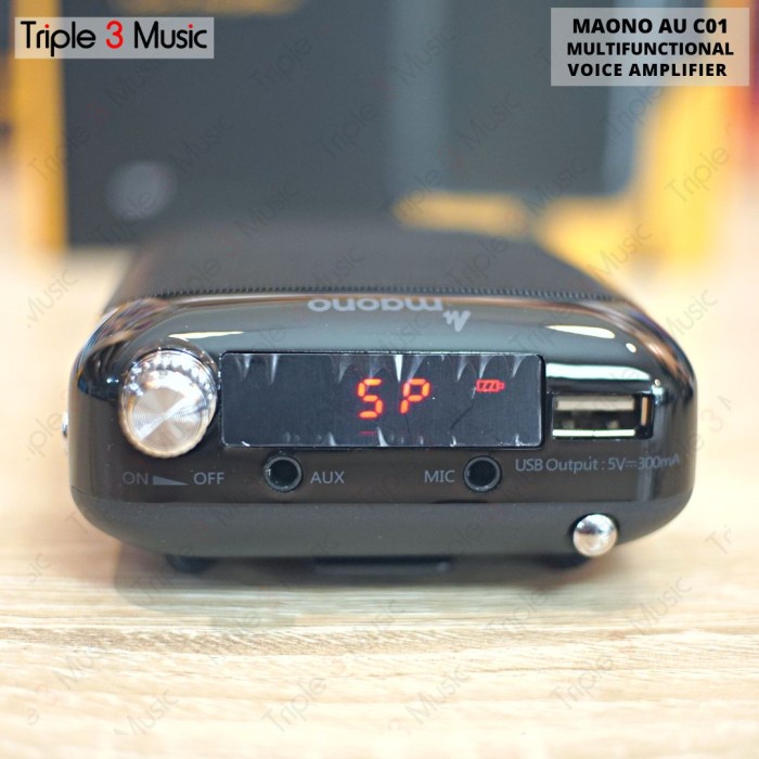 Maono AU C01 Megaphone Toa kecil amplifier mic tour leader