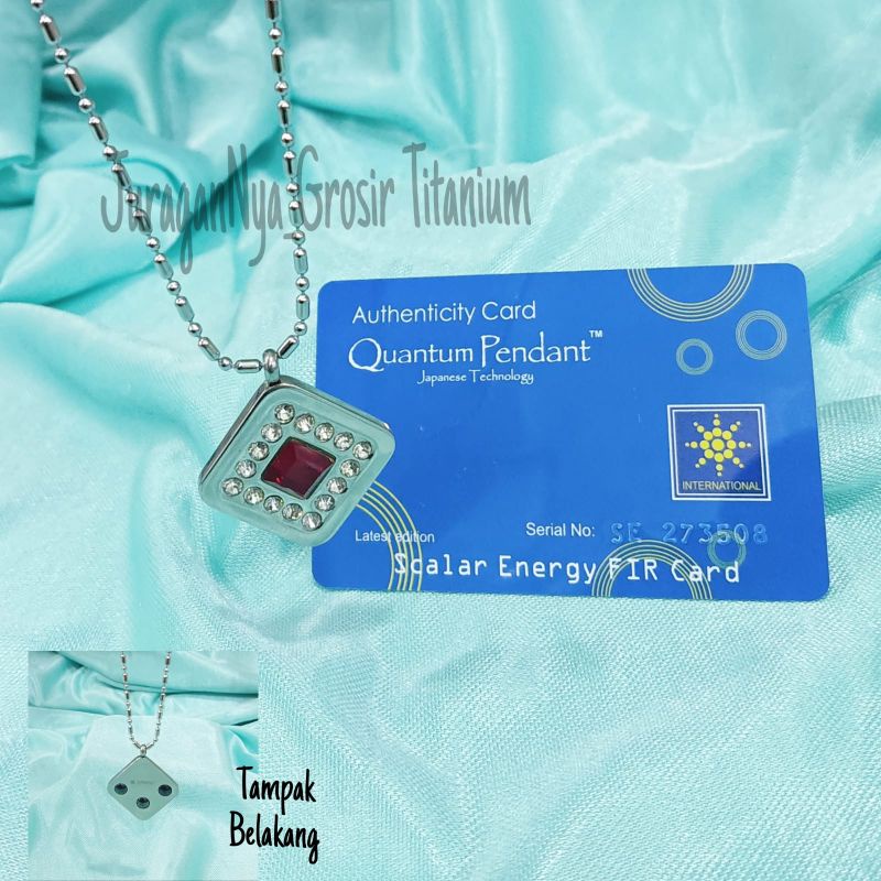 KESEHATAN KALUNG TITANIUM UNISEX ION MAGNETIC ENERGY+SERTIFIKAT ANTI KARAT DAN ANTI LUNTUR