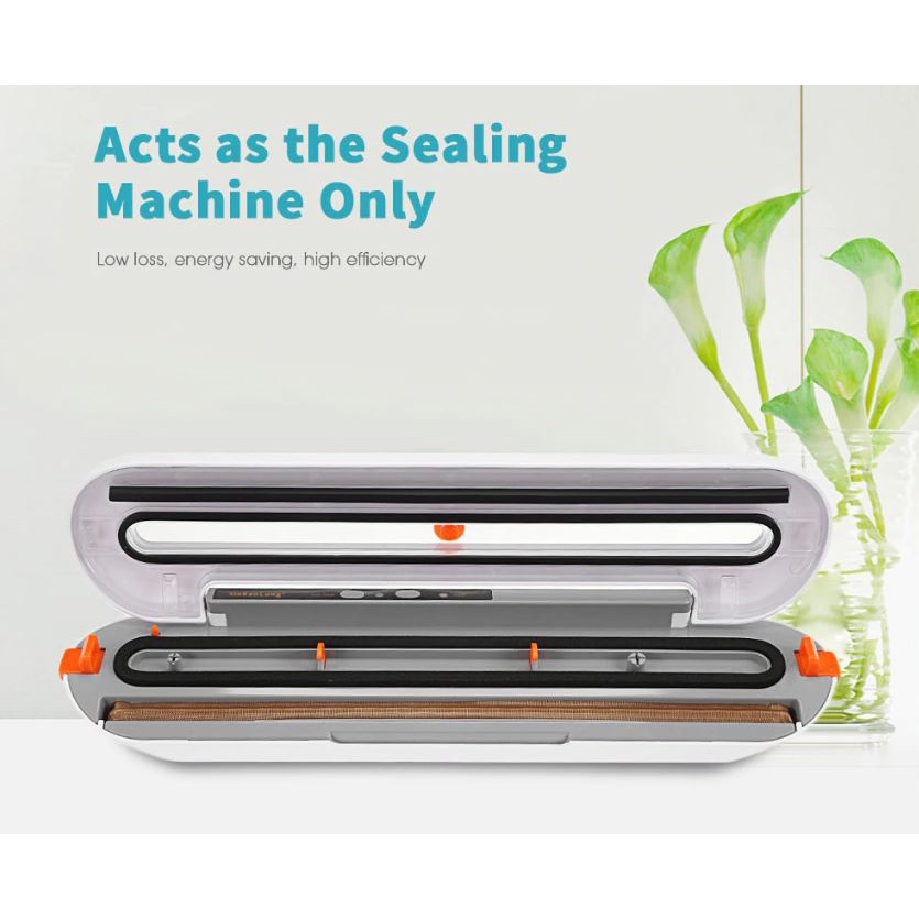XINBAOLONG Vacuum Sealer Packing Machine 80W - QH-02 - Gray