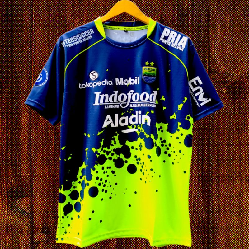 BEST SELLER PROMO baju bola Persib NEW SPONSOR jrsey kualitas GR4D30R1 logo TIMBUL 3d size M-XXL