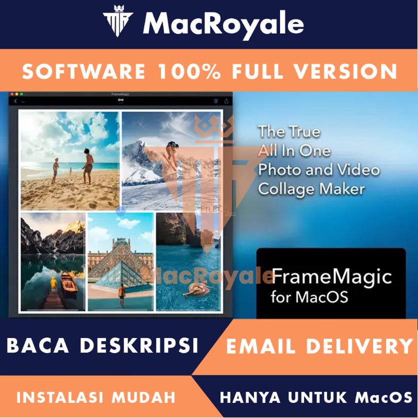 [MacOS] FrameMagic Collage Maker Pro Full Version Lifetime Full Garansi