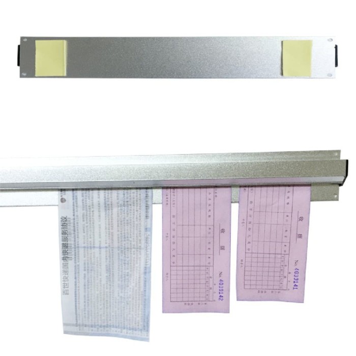 

/////] Gantungan Bon , Memo / Check Holder Aluminium Uk: 90cm