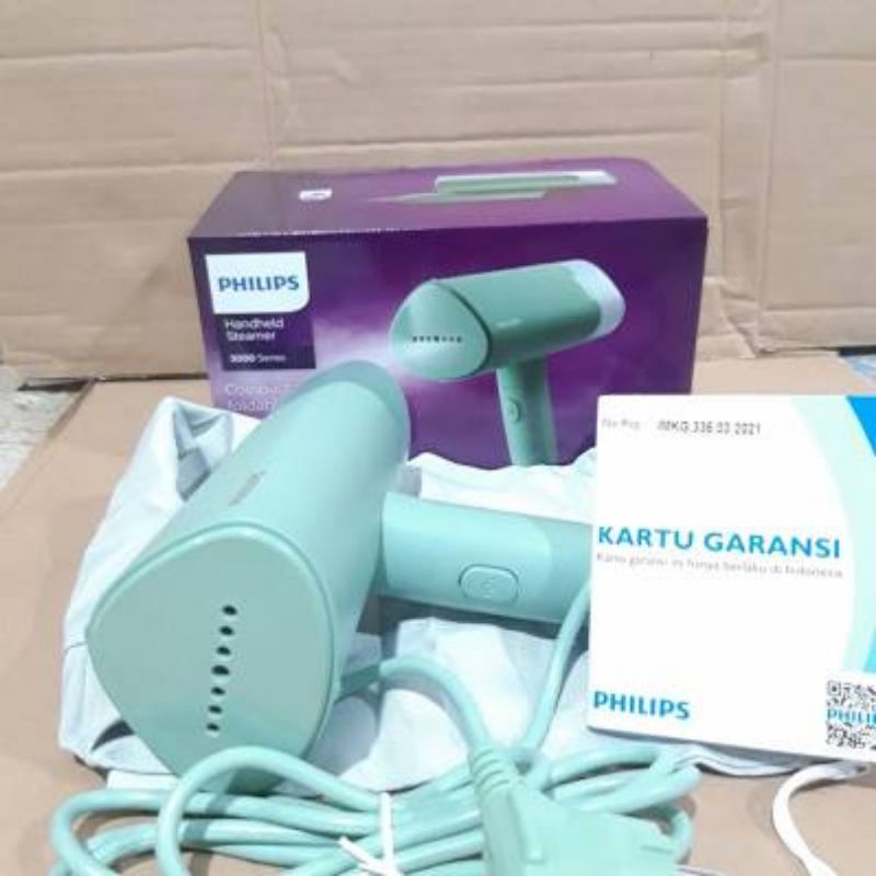 SETRIKA PHILIPS STH3010 GARMENT STEAMER SETRIKA UAP GENGGAM STH 3010 HANDHELD STEAMER STH3010 ORIGINAL GARANSI RESMI