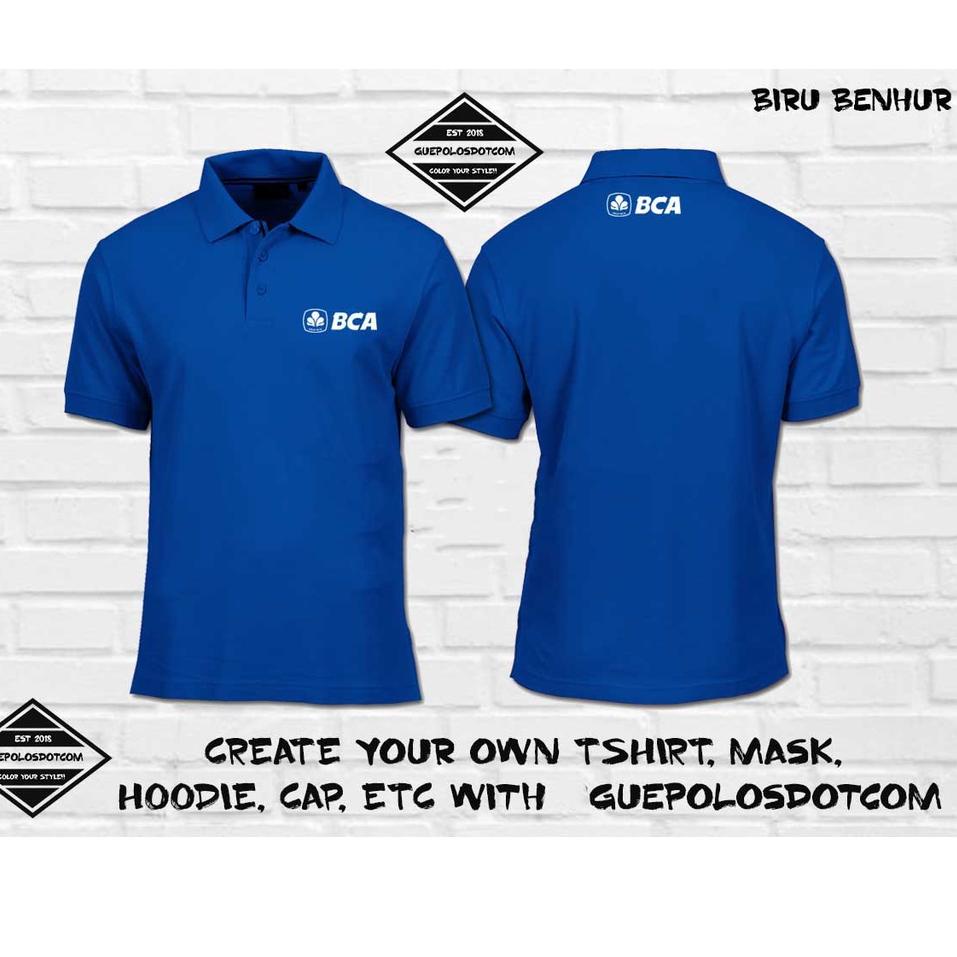 ❃ POLO BCA - Poloshirt Bank Central Asia - Polo Bank Central Asia - Poloshirt BCA BUMN - Polo BCA - 