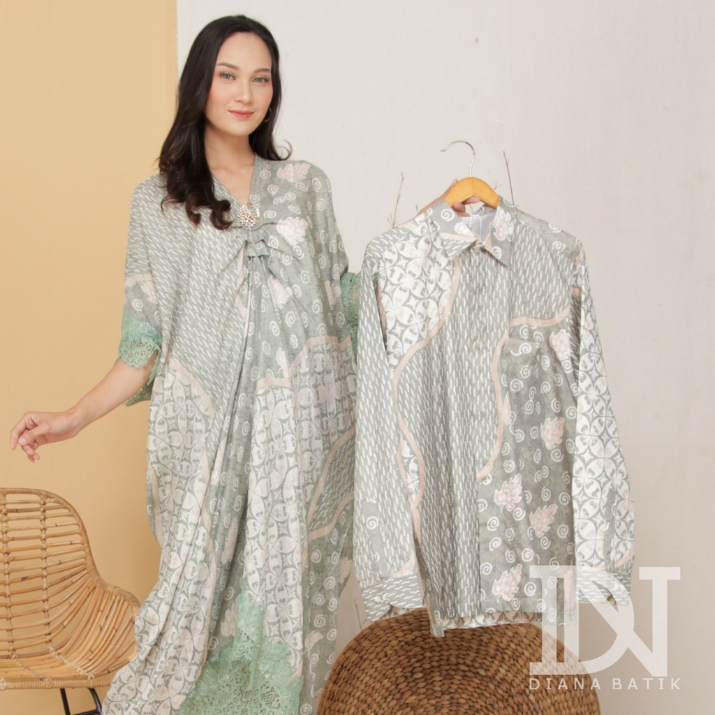 COUPLE KAFTAN VISCOSE LACE by Diana Batik