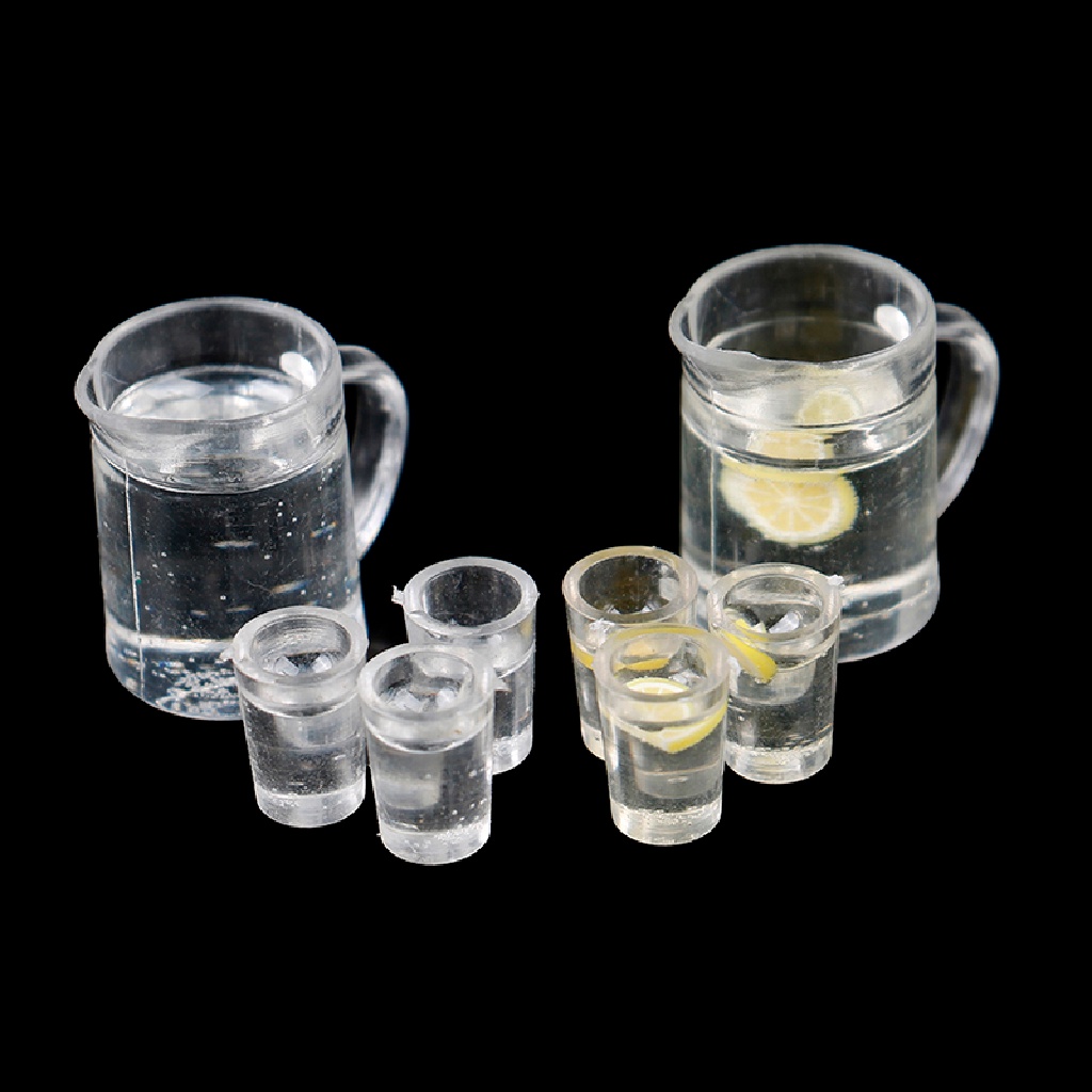 [HeavenDenotation] 4Pcs / Set 1: 12 Doll House Kitchen Boiling Water Lemonade Mini Life Scene Model HDV