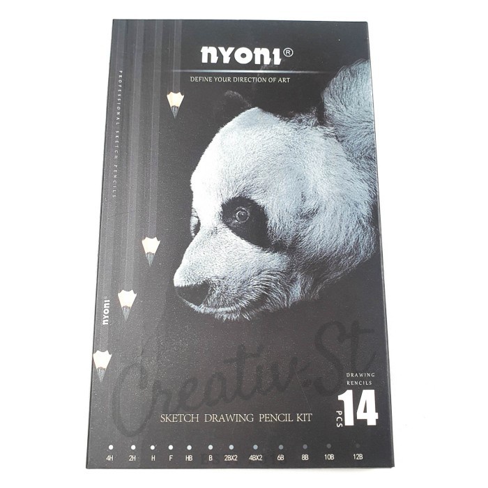 

Terlaris Nyoni Sketch Drawing Pencil Set 14 Pcs Pensil Sketsa Gambar N3031