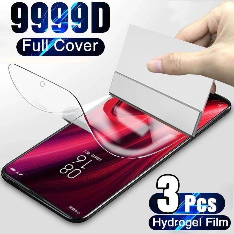 3pcs Film Hydrogel Di Bagian Untuk Huawei Nova 76 5 5i 5T 4 4e 3i 3e 3pelindung Layar Untuk Huawei Mate 30 20 10 Lite Film