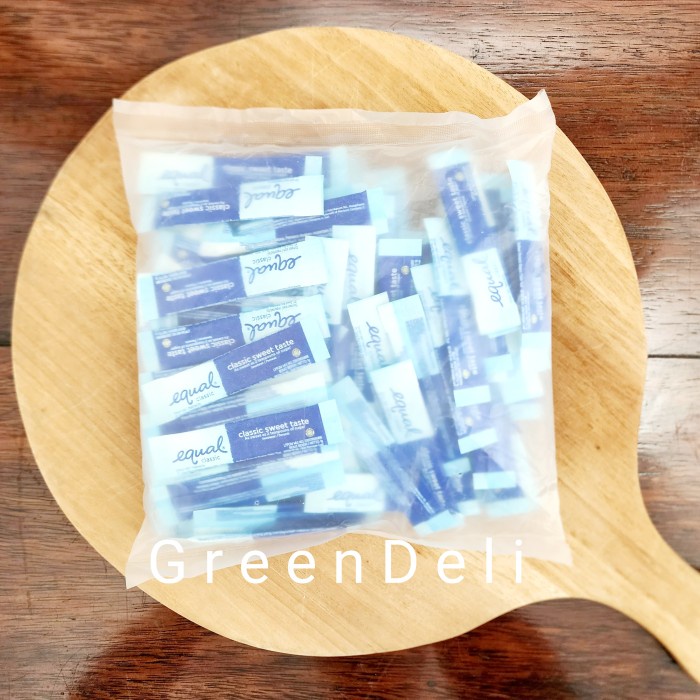 

Equal Classic Sweetener / Gula Pemanis 0 Kalori - 100 Pcs