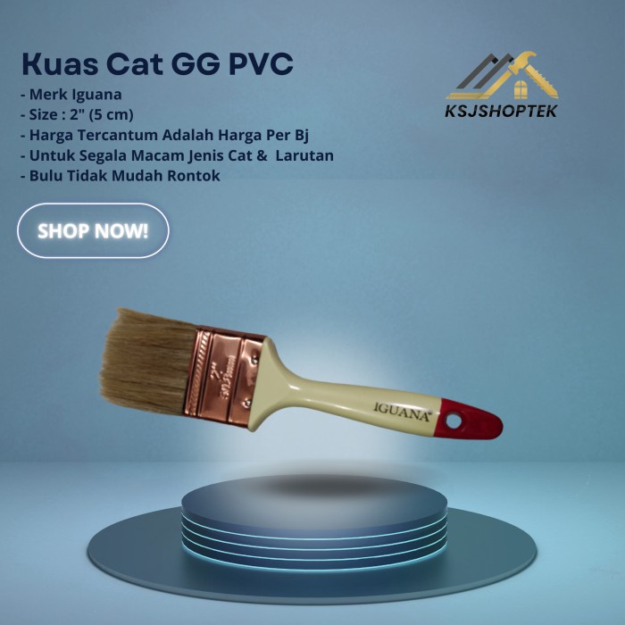 Kuas Cat gg PVC Iguana / 2 Inch (5 CM)