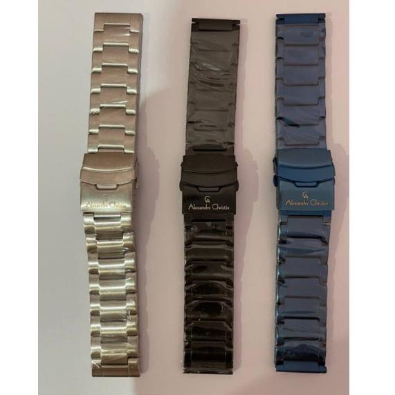 READY Rantai Jam Tangan Alexandre Christie 9205 AC 9205 Original Asli Stainless Rantai Jam AC 6410 B