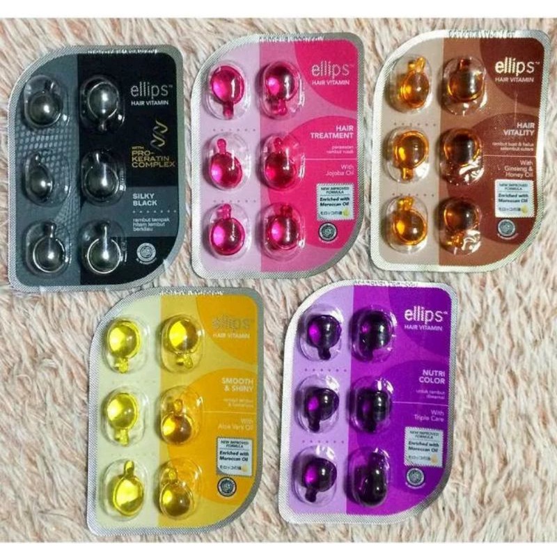 Elips Vitamin Rambut isi 6 Elips Vitamin Rambut